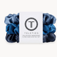 Midnight Rain Large Silk Hair Scrunchies - She Chester