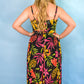 Midnight Tropics Pleated Jumpsuit - She Chester