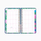2024-2025 17 Month Medium Agenda - Roxie Pink Wave N Sea