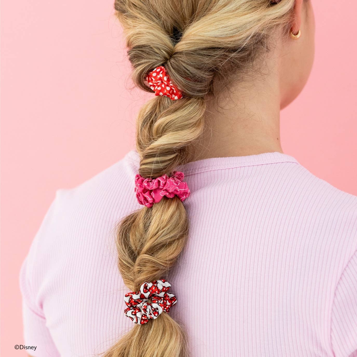 Minnie Mouse Small Silk Scrunchies - She Chester