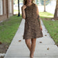 Mocha Latte Camel Dress - She Chester