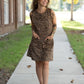 Mocha Latte Camel Dress - She Chester