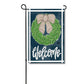Mocha Wreath Glam Flag - She Chester