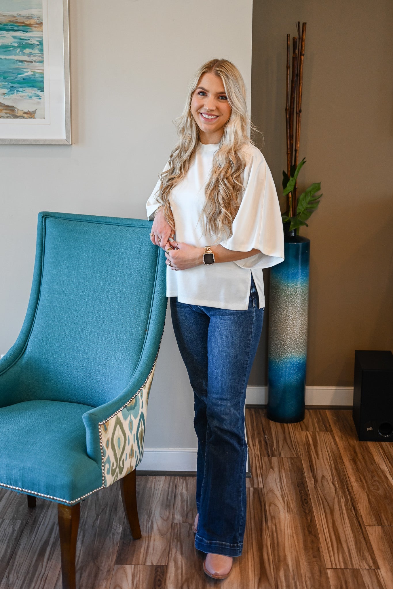 Mollie White Top - She Chester