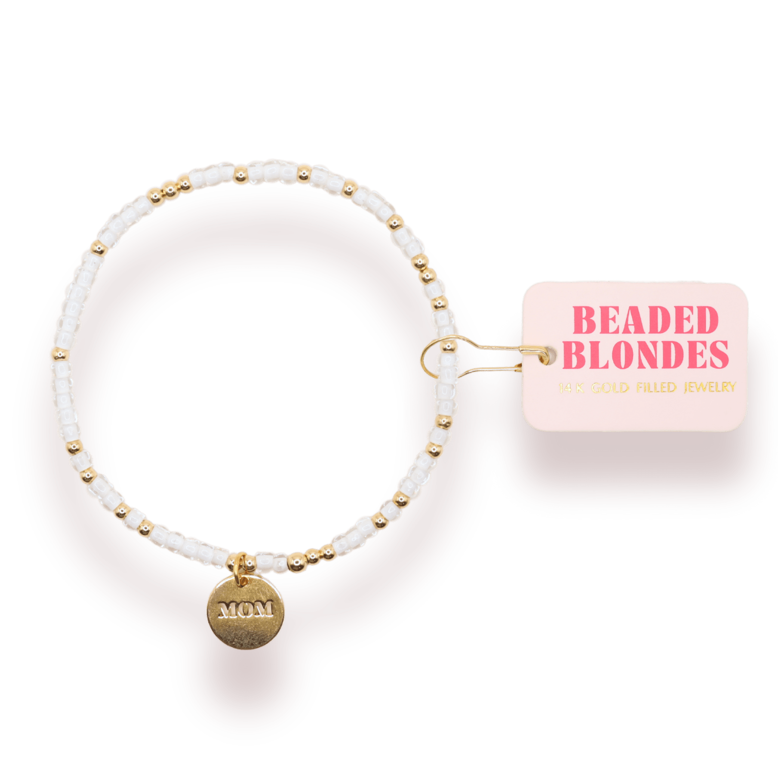 Mom Charm Sprinkle Bracelet: Standard 6.75 inch - She Chester
