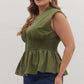Monica Olive Zip Top - She Chester