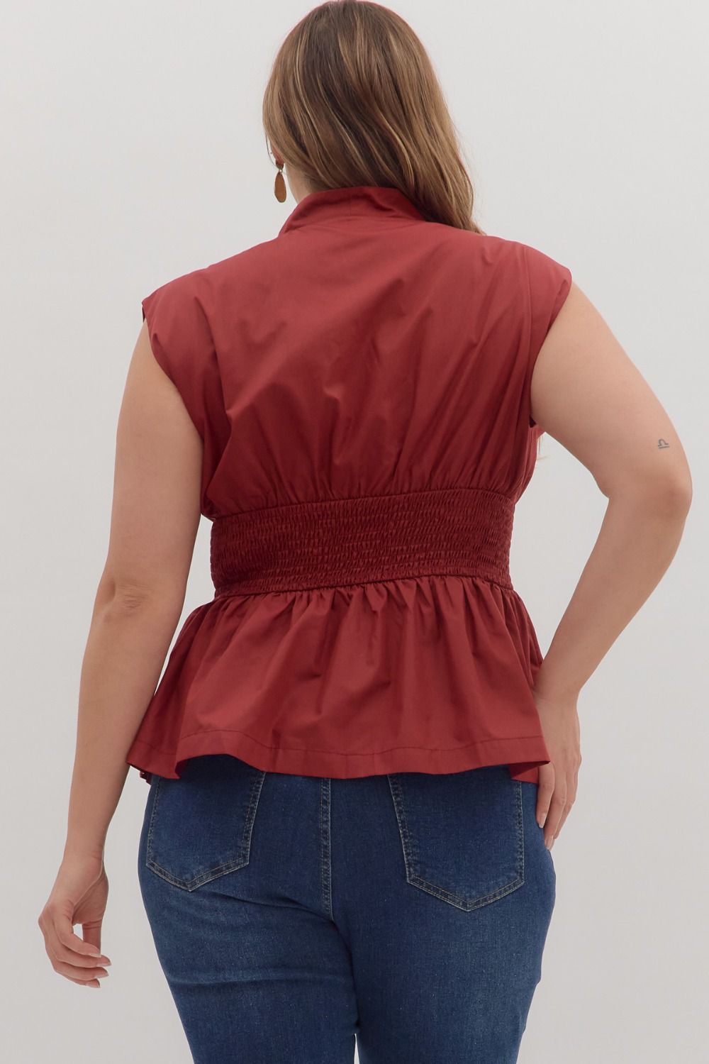 Monica Wine Zip Top - She Chester