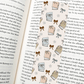 Monochrome Coquette Bookmark | Soft Matte Laminated  - She Chester