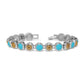 Mosaic Cerrillos Link Bracelet JF0431 - She Chester