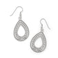 Mosaic Horizon Teardrop Silver Earrings JA0164 - She Chester