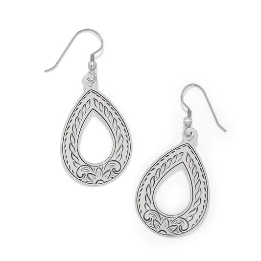 Mosaic Horizon Teardrop Silver Earrings JA0164