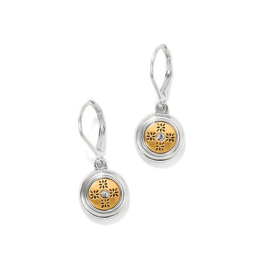 Mosaic Round Mini Lever Back Earrings JA0024