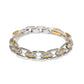 Mosaic Two Tone Links Bracelet JF0270 - She Chester