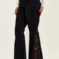 MR Black Lace Hem Jean - She Chester