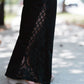 MR Black Lace Hem Jean - She Chester