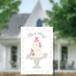 Mr & Mrs Wedding Cake Garden Flag - She Chester