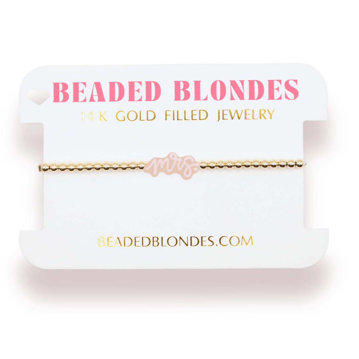 Mrs Bracelet on Gold: Standard 6.75 Inch - She Chester