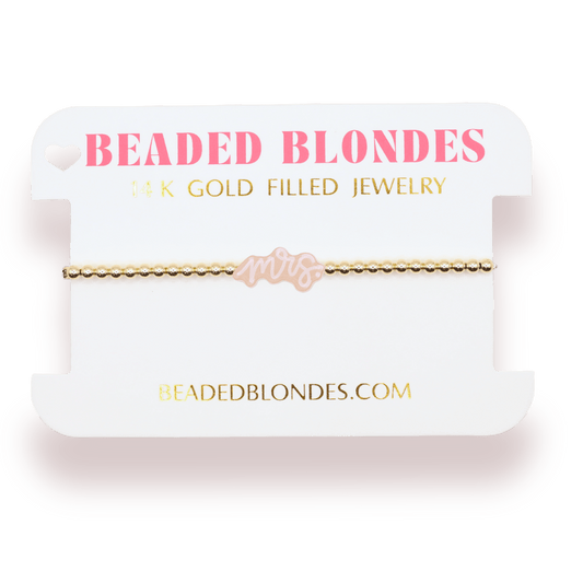 Mrs Bracelet on Gold: Standard 6.75 Inch - She Chester