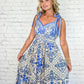 Mykonos Blue Dress - She Chester