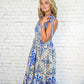 Mykonos Blue Dress - She Chester