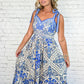 Mykonos Blue Dress - She Chester