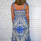 Mykonos Blue Dress - She Chester
