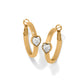 Mystery Of Love Gold Crystal Hoop JA0210