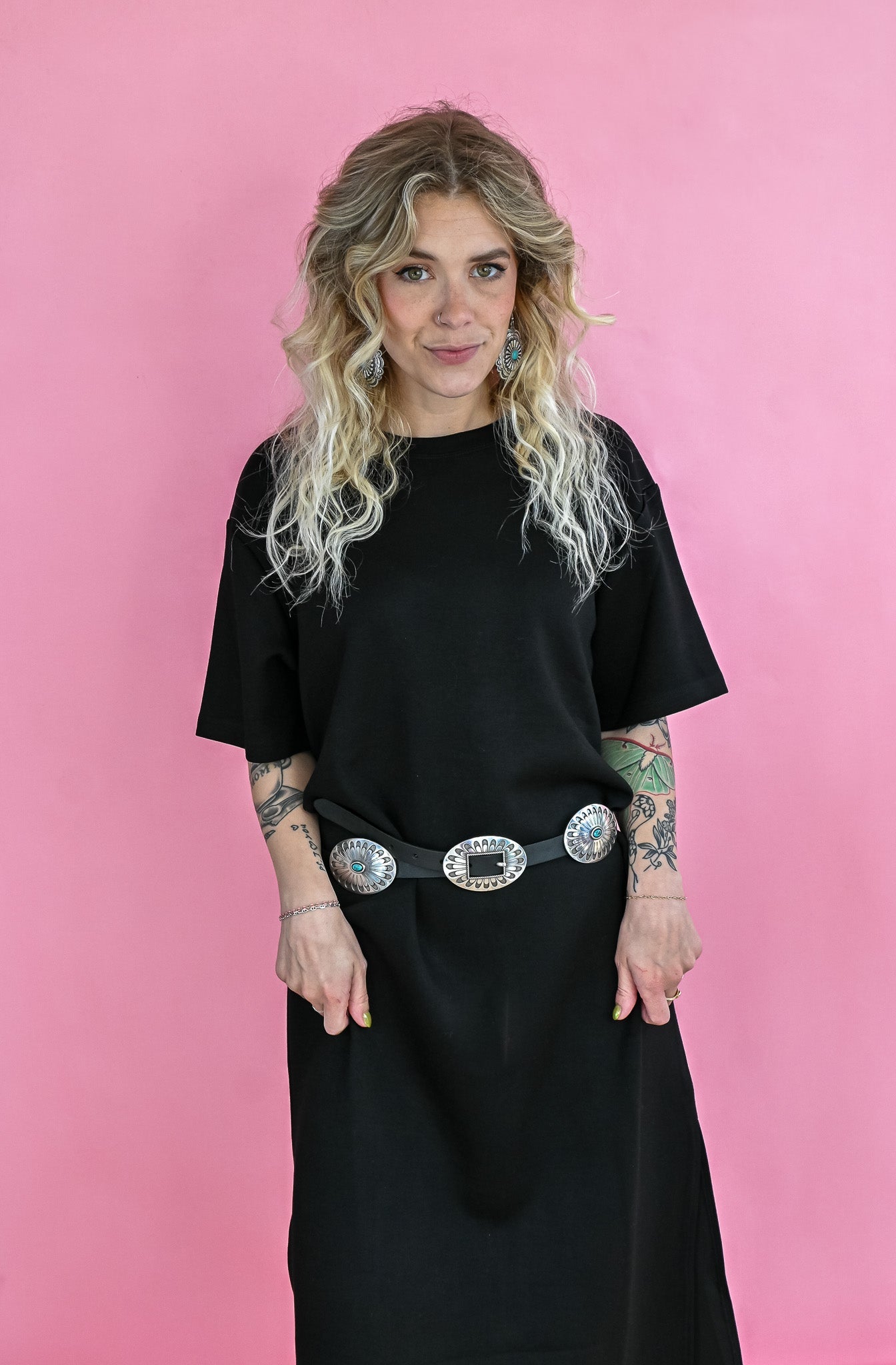 Nancy's Little Midi Black Dress - She Chester