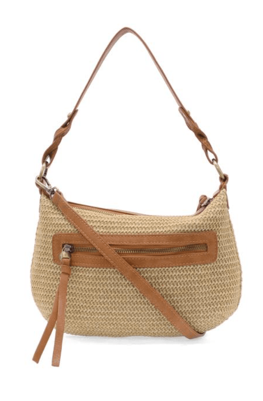 Natural Straw Effie Hobo With Braided Strap - She Chester