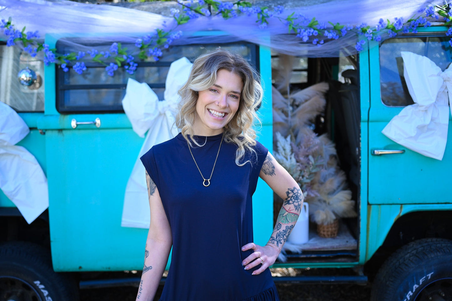 Navy Nantucket Dress - She Chester