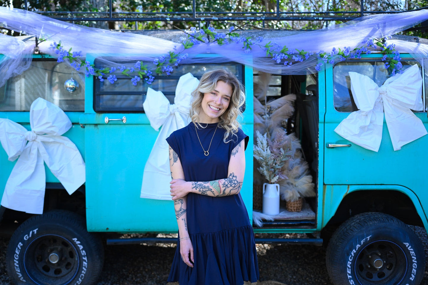 Navy Nantucket Dress - She Chester