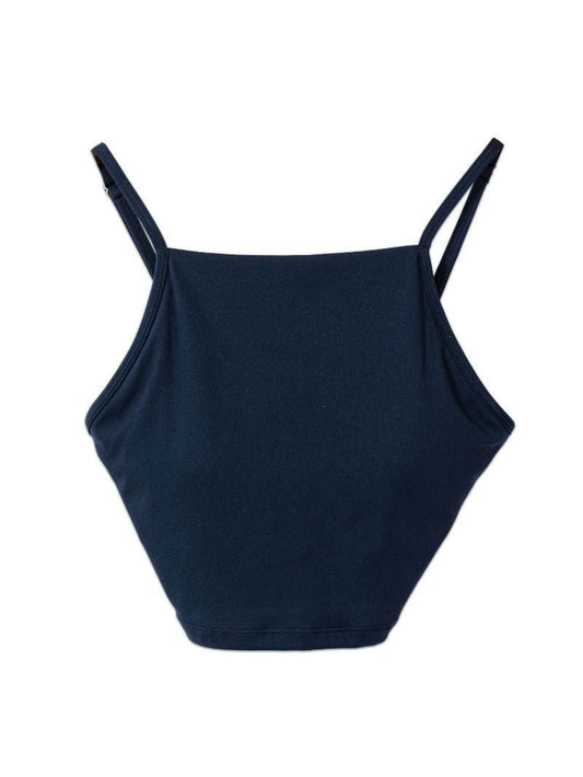 Navy Square SS Bra - She Chester