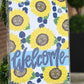 Navy Sunflower Welcome Garden Glam - She Chester