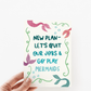 New Plan - Quit Jobs Be Mermaids Beach Coastal Greeting Card - She Chester