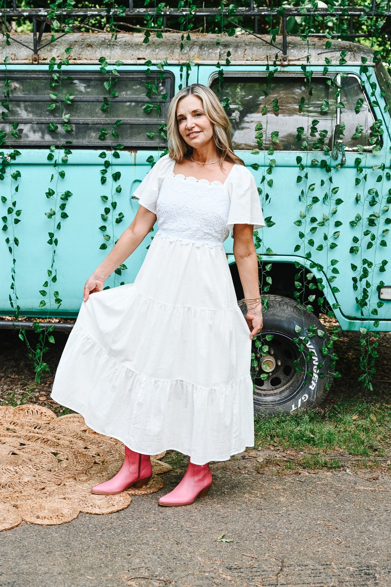 Next Chapter White Midi Dress - She Chester