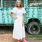 Next Chapter White Midi Dress - She Chester
