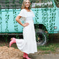 Next Chapter White Midi Dress - She Chester