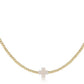 Off White Cross Choker Necklace - She Chester