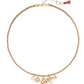 OLEANA CHARM NECKLACEGOLD IRIDESCENT ABALONE - She Chester