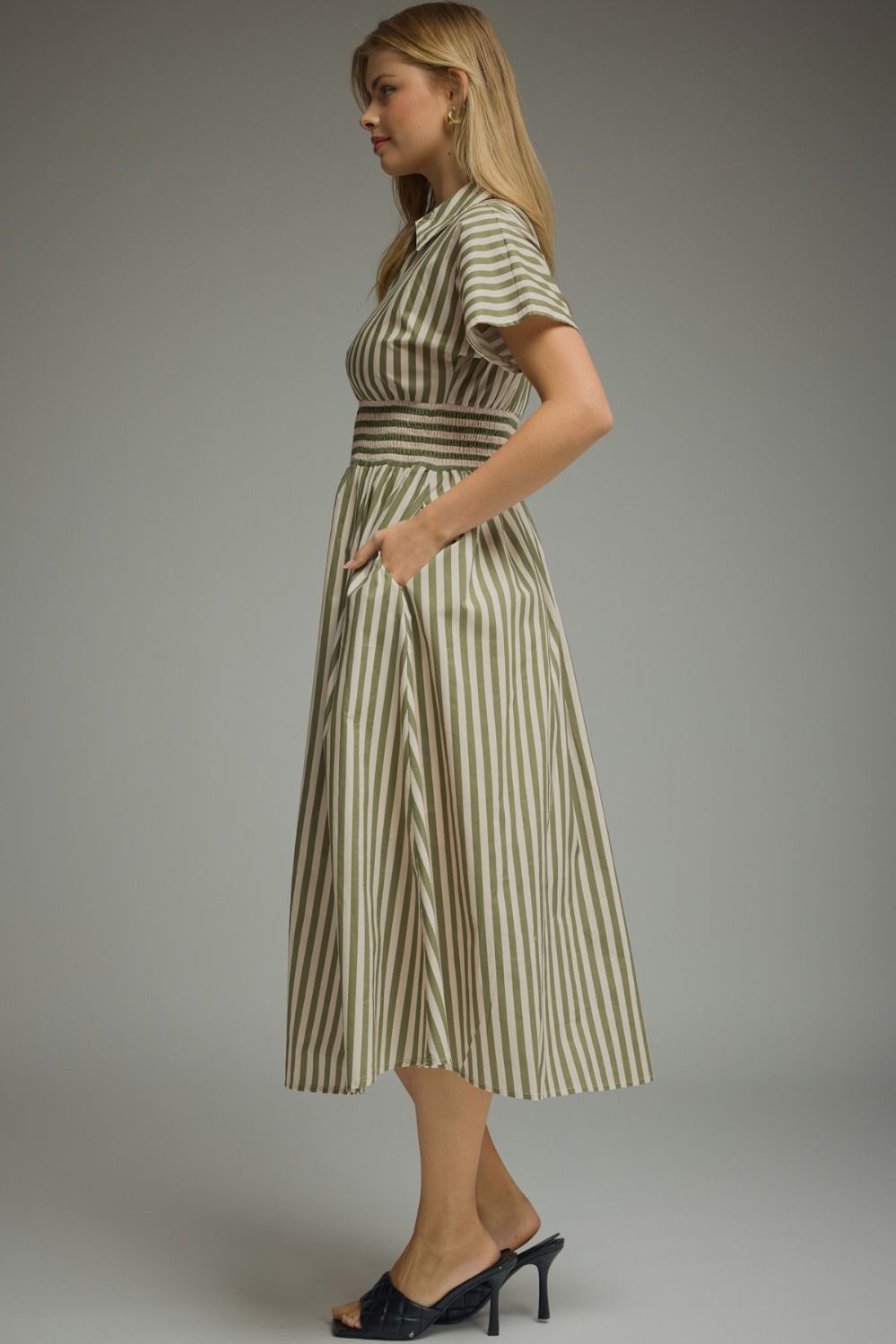 Ollie Zip Midi Dress - She Chester
