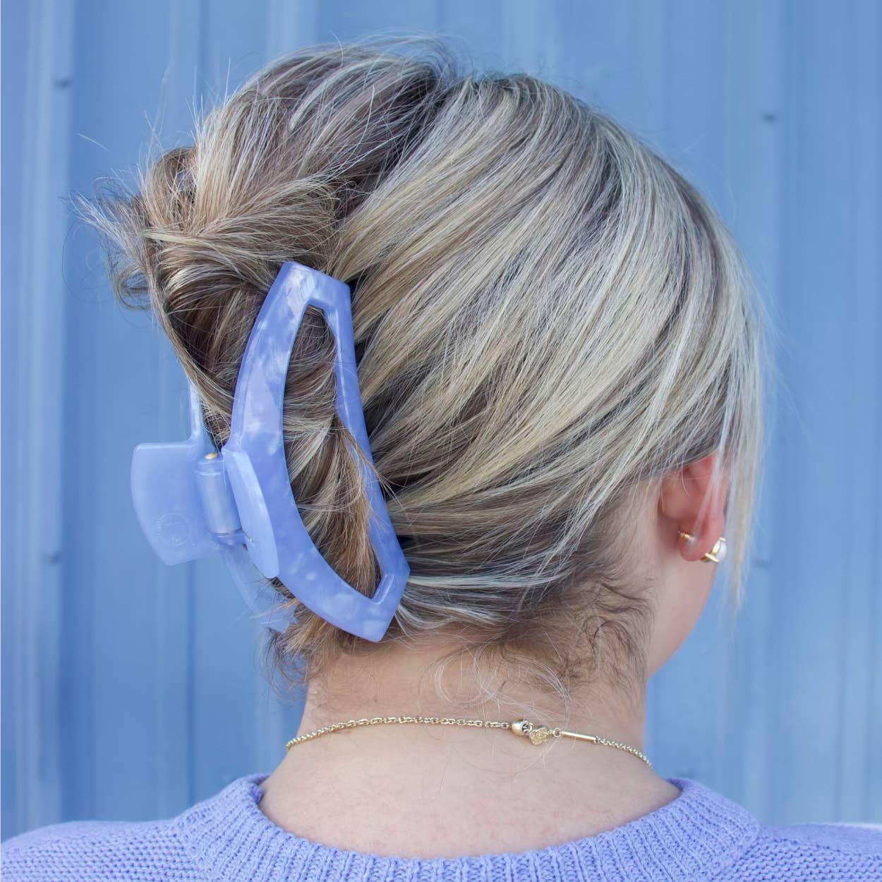 Open Hair Clip | Large | Blue Lagoon - She Chester