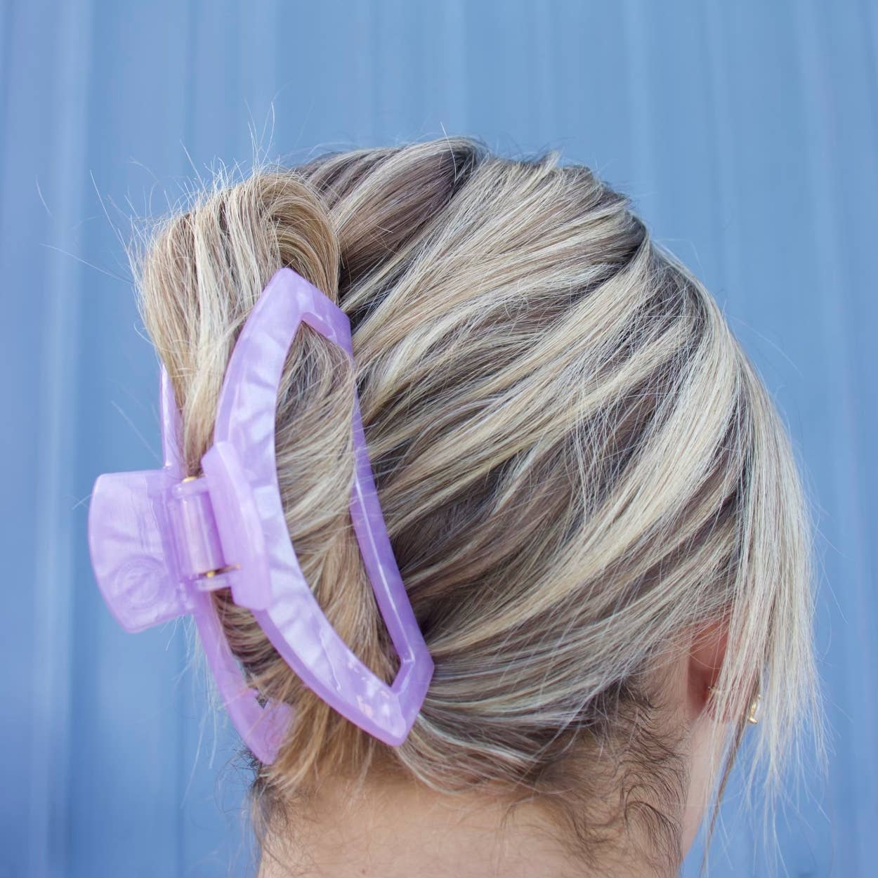 Open Hair Clip | Large | Lavender Mist - She Chester