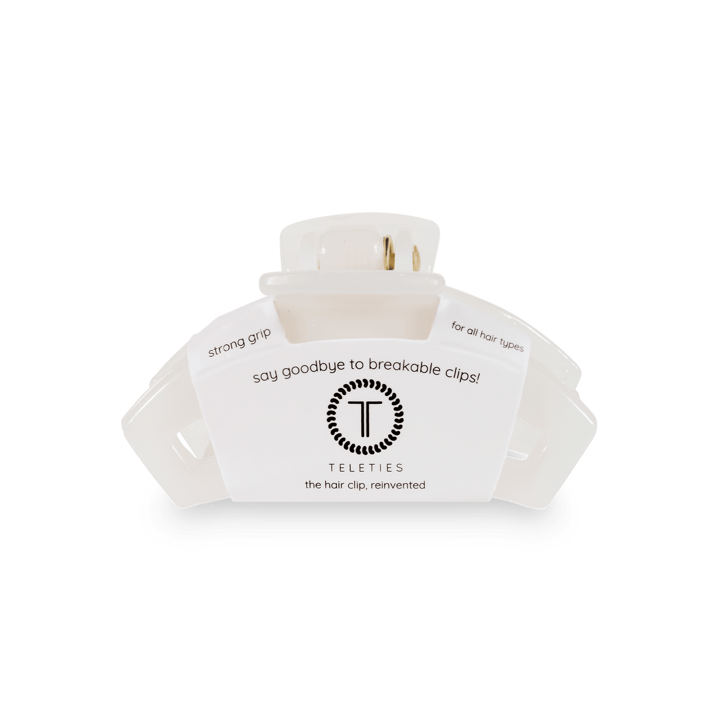 Open Hair Clip | Tiny | Coconut White - She Chester
