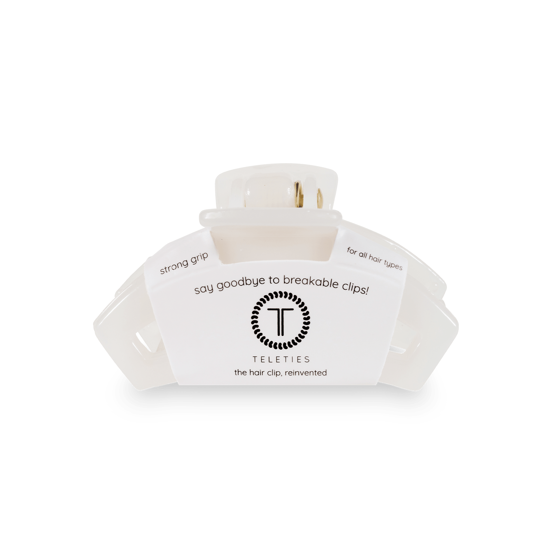 Open Hair Clip | Tiny | Coconut White - She Chester