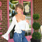 Ophelia White Lace Top - She Chester