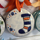 Orange and Blue Stocking - She Chester