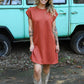 Orange Fiona Dress - She Chester