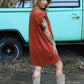 Orange Fiona Dress - She Chester