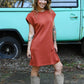 Orange Fiona Dress - She Chester