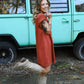 Orange Fiona Dress - She Chester